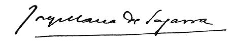 signatura de Josep Maria de Sagarra